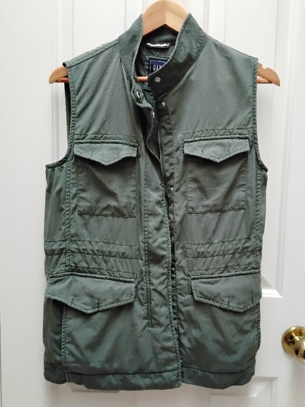 Gap Green Cargo Pocket Vest